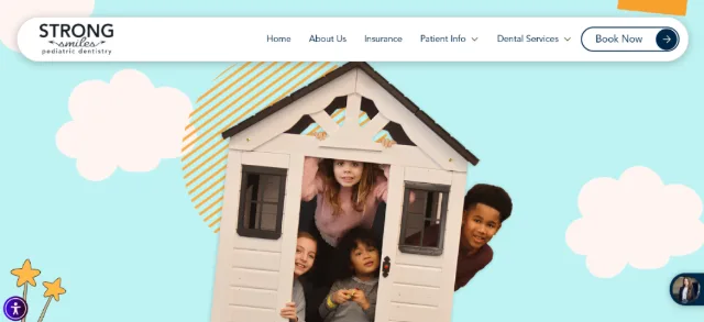 Strong Smiles Pediatric website