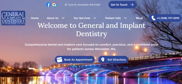 General & Implant Dentistry website